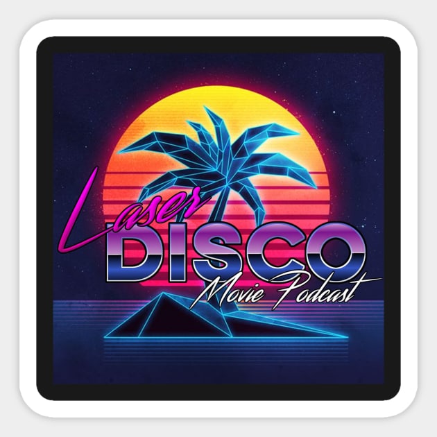 The Main Logo Sticker by LaserDiscoPodcast